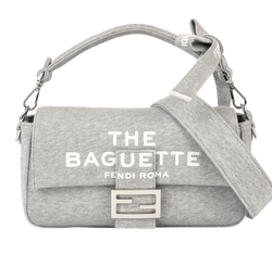 X Marc Jacobs The Baguette, Fabric, Grey, 7VA572, DB/S, 4*